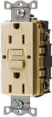 Hubbell Wiring Device-Kellems - 1 Phase, 5-15R NEMA, 125 VAC, 15 Amp, GFCI Receptacle - 2 Pole, Back and Side Wiring, Commercial Grade - A1 Tooling