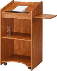 Oklahoma Sound - Wood Full Floor Lectern - 20" Deep x 25" Wide x 46" High - A1 Tooling