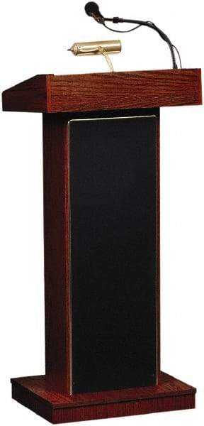 Oklahoma Sound - Wood Full Floor Lectern - 17" Deep x 22" Wide x 46" High - A1 Tooling