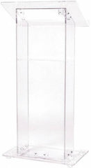 Oklahoma Sound - Acrylic Full Floor Lectern - 15" Deep x 24" Wide x 46" High - A1 Tooling