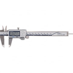 Mitutoyo - 0 to 6" Range 0.01mm Resolution, Electronic Caliper - Steel with 40mm Metal Jaws, 0.001" Accuracy - A1 Tooling