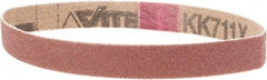 VSM - 1/2" Wide x 12" OAL, 150 Grit, Aluminum Oxide Abrasive Belt - Aluminum Oxide, Fine, Coated, X Weighted Cloth Backing, Wet/Dry, Series KK711X - A1 Tooling