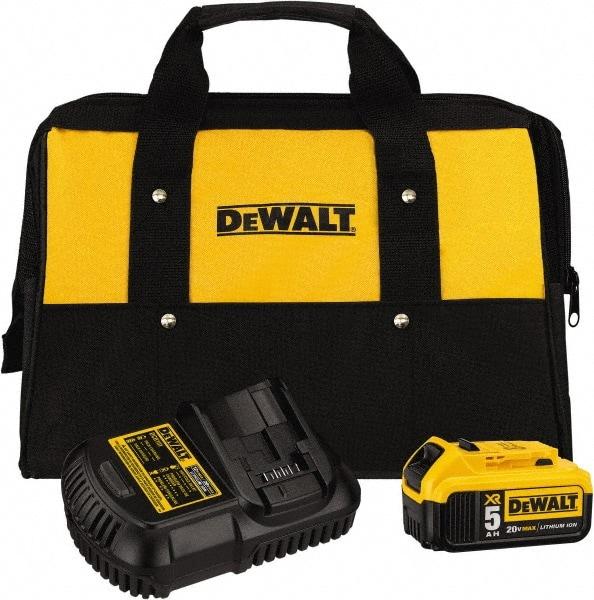 DeWALT - 20 Volt, 1 Battery Lithium-Ion Power Tool Charger - 1 hr to Charge, 20 Volt MAX Batteries Power Source, Battery Included - A1 Tooling