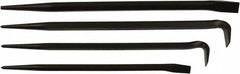 Mayhew - 4 Piece Line-Up & Rolling Head Pry Bar Set - Includes 14, 16, 18 & 20" Lengths - A1 Tooling