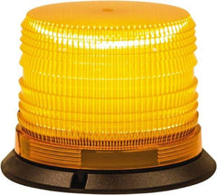 Buyers Products - 8 Flash Rate, 1" Pipe & 3-Bolt Mount Emergency Strobe Light Assembly - Powered by 12 to 24 Volts, Amber - A1 Tooling