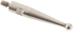 SPI - 1.5mm Ball Diam, Steel, Ball Test Indicator Contact Point - 0.497" Contact Point Length, Use with Tesa Test Indicators - A1 Tooling