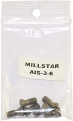 Millstar - Torx Insert Screw for Indexable Milling Cutters - M12 Thread, Industry Std AIS-3-6, For Use with End Mills - A1 Tooling