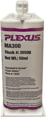 Plexus - 50 mL Cartridge Two Part Adhesive - 3 to 6 min Working Time, 60°F - A1 Tooling