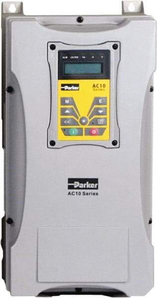 Parker - Three Phase, 480 Volt, 7-1/2 hp, Variable Frequency Drive - 9.53" Wide x 7.8" Deep x 16" High, IP66 - A1 Tooling