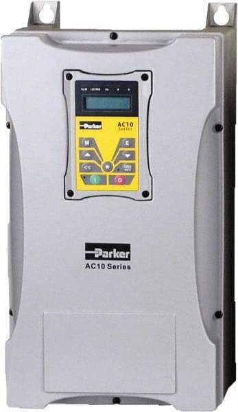 Parker - Three Phase, 480 Volt, 15 hp, Variable Frequency Drive - 9.53" Wide x 8.98" Deep x 18" High, IP66 - A1 Tooling