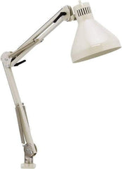 O.C. White - 43 Inch, Spring Suspension, Clamp on, LED, Shadow White, General Purpose Task Light - 250 Watt, 120 Volt, Nonmagnifying - A1 Tooling