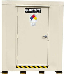 Justrite - 2 Drum, 88 Gal Sump Capacity, Locker - 6' Long x 3-1/2' Wide x 6.25' High, Galvanized Steel - A1 Tooling