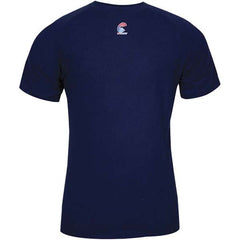 National Safety Apparel - Size 2XL Navy Blue Flame Resistant/Retardant Short Sleeve Base Layer Shirt - A1 Tooling