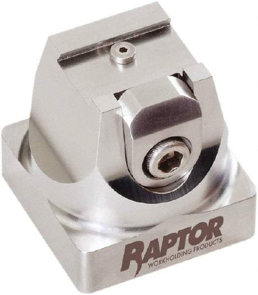 Raptor Workholding - 3/4" Jaw Width, 2-1/8" High x 2.07" Long x 2.07" Wide Dovetail Vise - For Use with 4 & 5 Axis Workholding Systems - A1 Tooling