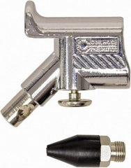 Coilhose Pneumatics - Pocket Blow Gun Kit - 1/4 NPT Inlet, 150 Max psi, Chrome Plated Zinc Hose - A1 Tooling