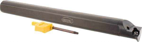 Hertel - 0.98" Min Bore Diam, 10" OAL, 3/4" Shank Diam, A12SSVQBR2 Indexable Boring Bar - 2-1/4" Max Bore Depth, VB..221 Insert, Screw-On Holding Method - A1 Tooling