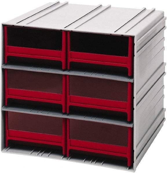 Quantum Storage - 8 Drawer, 8 Compartment, Small Parts Drawer Cabinet System - 11-3/8" Deep x 11-3/4" Wide x 11" High - A1 Tooling