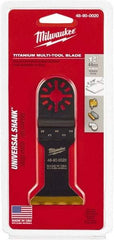 Milwaukee Tool - Rotary Multi-Material Blade - 1-3/4" Cutting Diam, TiAlN Finish, Use with Milwaukee Multi-Tool - A1 Tooling