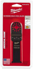 Milwaukee Tool - Rotary Multi-Material Blade - 1-1/4" Cutting Diam, Black Oxide Finish, Use with Milwaukee Multi-Tool - A1 Tooling