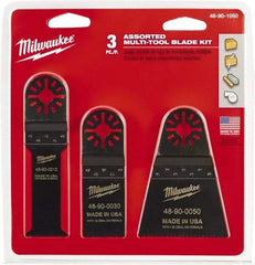 Milwaukee Tool - Rotary Multi-Material Blade - 2-1/2" Cutting Diam, Black Oxide Finish, Use with Milwaukee Multi-Tool - A1 Tooling