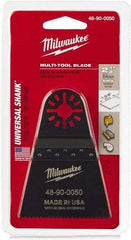 Milwaukee Tool - Rotary Multi-Material Blade - 2-1/2" Cutting Diam, Black Oxide Finish, Use with Milwaukee Multi-Tool - A1 Tooling