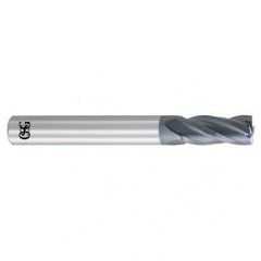 7/16 x 7/16 x 1 x 2-3/4 4Fl  Square Carbide End Mill - WXL - A1 Tooling