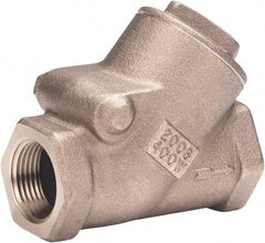 Milwaukee Valve - 1-1/4" Bronze Check Valve - Check Valve, Threaded (NPT), 400 WOG - A1 Tooling