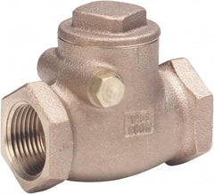 Milwaukee Valve - 1-1/4" Bronze Check Valve - Check Valve, Threaded (NPT), 200 WOG - A1 Tooling