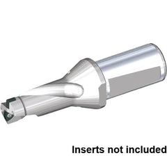 Kennametal - 1-1/2" Max Drill Depth, 2xD, 3/4" Diam, Indexable Insert Drill - 2 Inserts, 32mm Shank Diam, Whistle Notch Shank - A1 Tooling