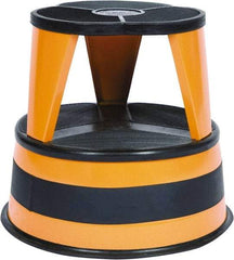 Cramer - 14-1/2" High, Orange Step Stool - Steel, 350 Lb Capacity, Type 1AA Industry Rating - A1 Tooling