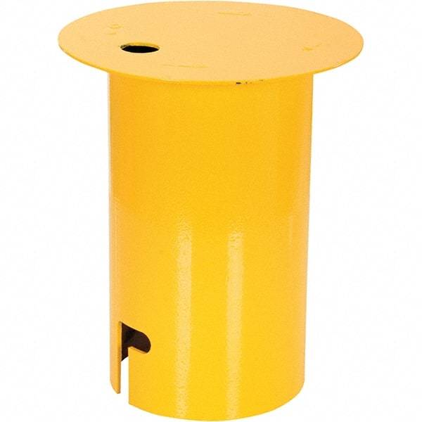 Vestil - 5-1/2" Sleeve Cover - Yellow, Steel, Smooth Surface - A1 Tooling