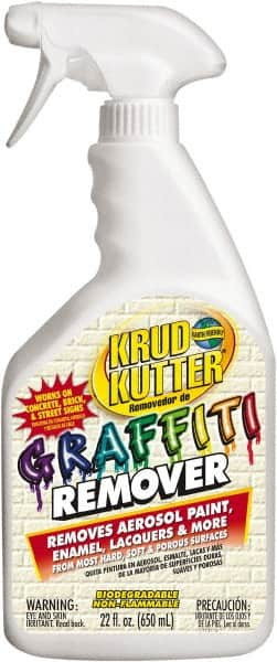 Krud Kutter - 22 oz Spray Bottle Graffiti/Vandal Mark Remover - VOC Content g/L 614, Removes Graffiti - A1 Tooling