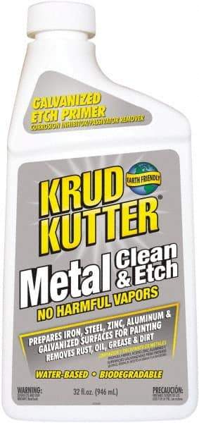 Krud Kutter - 32 Fl oz Bottle Cleaner/Etcher - 200 to 300 Sq Ft/Gal Coverage - A1 Tooling