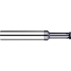 Harvey Tool - Single Profile Thread Mills; Maximum Threads Per Inch: 48 ; Minimum Threads Per Inch: 40 ; Thread Type: Internal/External ; Minimum Nominal Diameter (Inch): #4 ; Cutting Diameter (Inch): 0.0800 ; Shank Diameter (Inch): 3/16 - Exact Industrial Supply