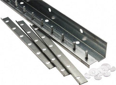 TMI, LLC - 5Ft. Long Aluminum Dock Strip Door Mounting Hardware - For Use with Vinyl Strip Material (All Widths) - A1 Tooling