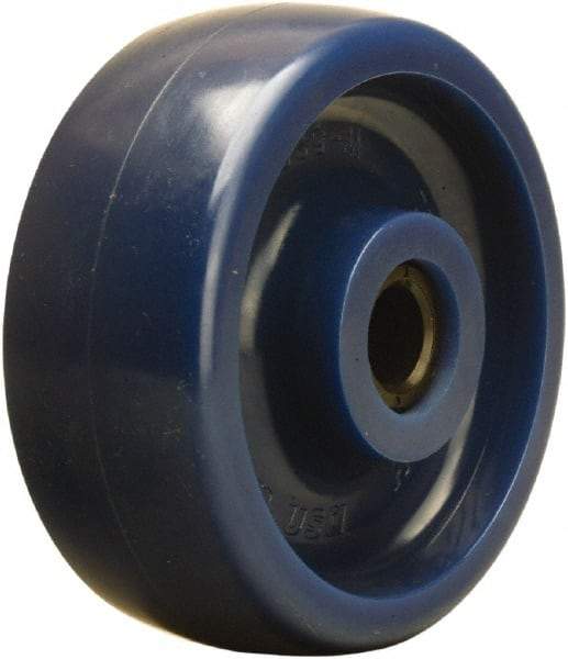 Hamilton - 5 Inch Diameter x 2 Inch Wide, Polyurethane Caster Wheel - 900 Lb. Capacity, 2-3/16 Inch Hub Length, 5/8 Inch Axle Diameter, Straight Roller Bearing - A1 Tooling