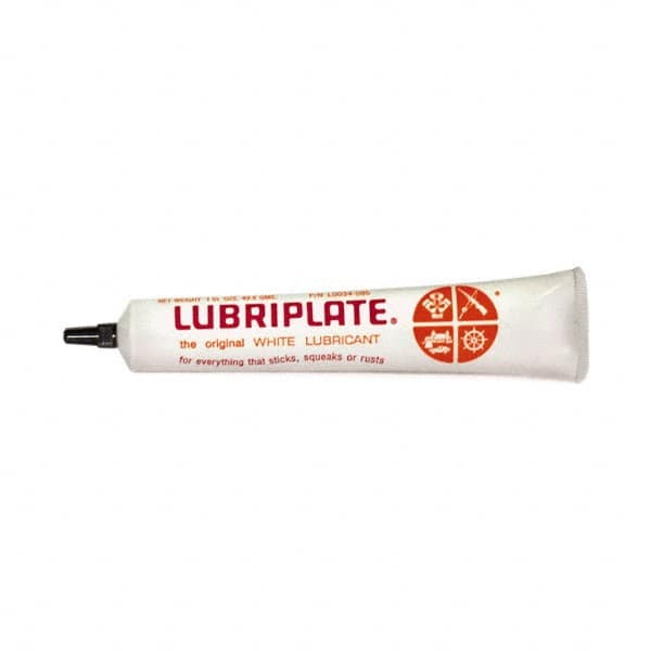 Lubriplate - 1.75 oz Tube Calcium General Purpose Grease - Off White, 150°F Max Temp, NLGIG 0, - A1 Tooling