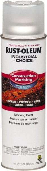 Rust-Oleum - 15 fl oz Clear Marking Paint - Water-Based Formula - A1 Tooling