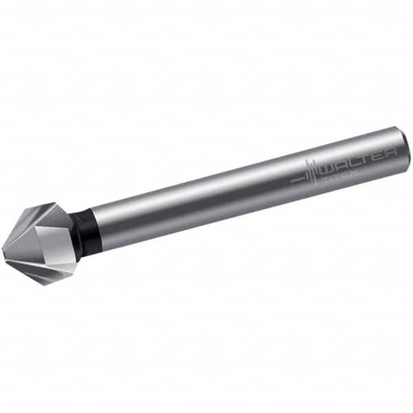 Walter-Titex - 5.8mm Head Diam, 5mm Shank Diam, 3 Flute 90° High Speed Steel Countersink - A1 Tooling