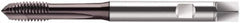 Walter-Prototyp - M2x0.40 Metric, 3 Flute, Hardlube Finish, Cobalt Spiral Point Tap - Plug Chamfer, Right Hand Thread, 70mm OAL, 4mm Thread Length, 6mm Shank Diam, 6HX Class of Fit, Series S2021302 - Exact Industrial Supply