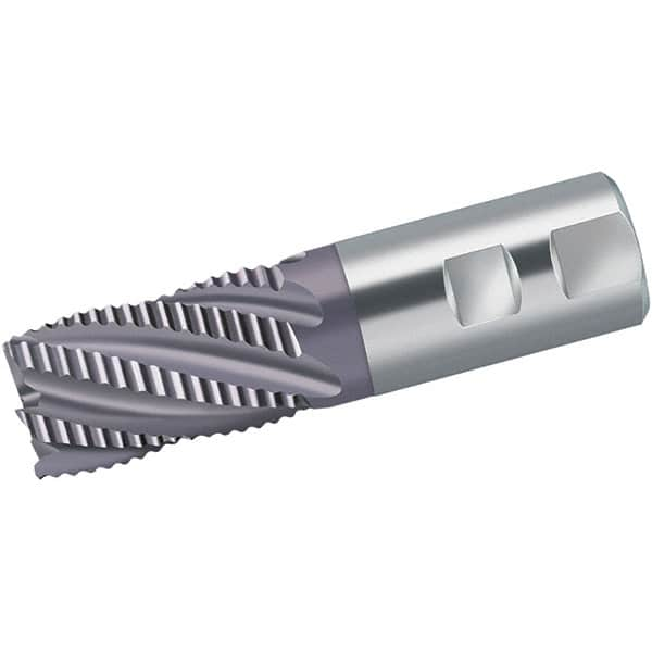 Walter-Prototyp - 12mm Diam, 26mm LOC, 4 Flute Powdered Metal Roughing Square End Mill - AlCrN Finish, 83mm OAL, 12mm Shank Diam, Single End, Extended Reach, Centercutting, 35° Helix - A1 Tooling