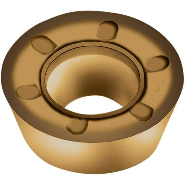 Walter - RDMT10T3M0 D57 Grade WSM35S Carbide Milling Insert - TiAlN/Al2O3/Al Finish, 0.1563" Thick, 10mm Inscribed Circle - A1 Tooling