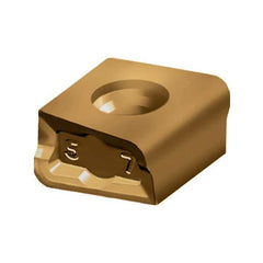 Walter - LNMU080304 F57T Grade WKP25S Carbide Milling Insert - TiCN/Al2O3/TiCN Finish, 0.1378" Thick, 0.4mm Corner Radius - A1 Tooling