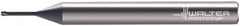 Walter-Prototyp - 0.1398" Cutting Diam, 3 Flute, Solid Carbide Helical Flute Thread Mill - Internal Thread, 1/8" LOC, 57mm OAL, 6mm Shank Diam - Exact Industrial Supply