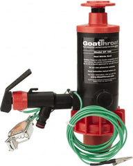 GoatThroat Pumps - 3/8" Outlet, 4 GPM, Polypropylene Hand Operated Transfer Pump - 56" OAL, For up to 55 Gal Drums, For Class I & II Flammable & Combustible Liquids - A1 Tooling