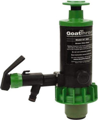 GoatThroat Pumps - 3/8" Outlet, 4 GPM, Polypropylene Hand Operated Transfer Pump - 56" OAL, For up to 55 Gal Drums, For Biodiesel, Lightweight Synthetic Oils, Pesticides, Solvents, Acids & Other Corrosive Chemicals - A1 Tooling