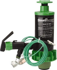 GoatThroat Pumps - 3/8" Outlet, 4 GPM, Polypropylene Hand Operated Transfer Pump - 56" OAL, For up to 55 Gal Drums, For Class I & II Flammable & Combustible Liquids - A1 Tooling