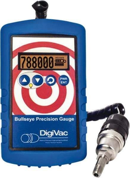 DigiVac - Vacuum Gauges Type: Electronic Vacuum Gauge Vacuum Range: 1 - 800,000 Microns - A1 Tooling