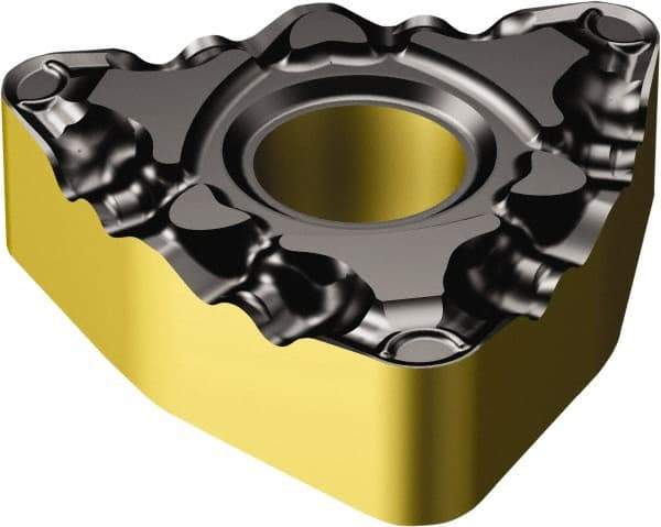 Sandvik Coromant - WNMG331 PF Grade 4315 Carbide Turning Insert - TiCN/AI2O3/TiN Finish, 80° Trigon, 3/8" Inscr Circle, 3/16" Thick, 1/64" Corner Radius - A1 Tooling