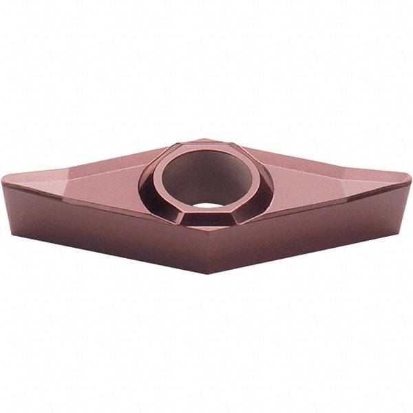 Walter - VCGT331 PM2 Grade WXN10 Carbide Turning Insert - TiCN Plus Finish, 35° Diamond, 3/8" Inscr Circle, 3/16" Thick, 1/64" Corner Radius - A1 Tooling